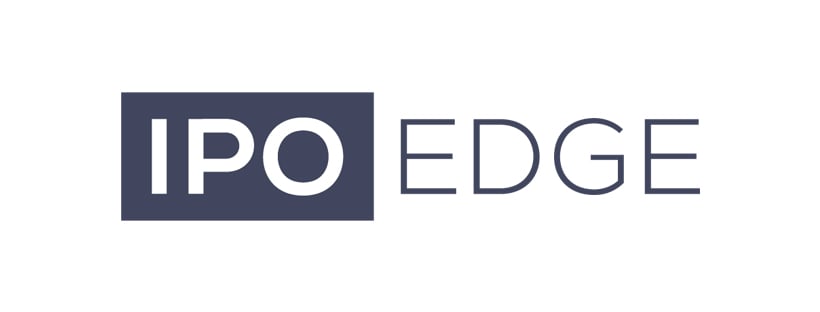 IPO Edge logo on a white background