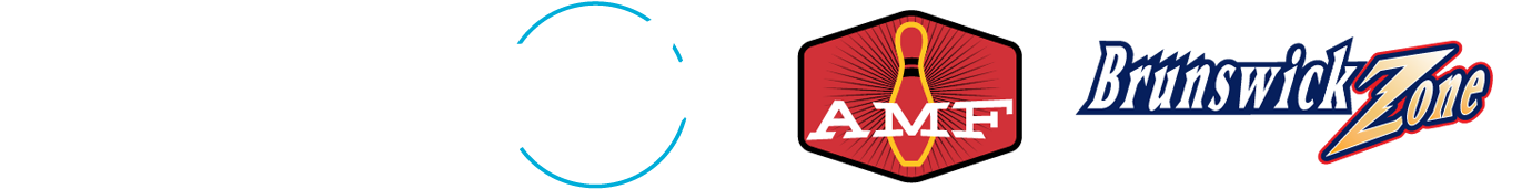 brand logos. Bowlmor Lanes, Bowlero, AMF, and Brunswick Zone