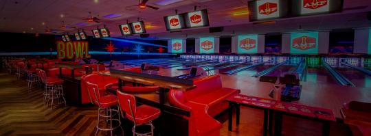 bowling lanes at AMF