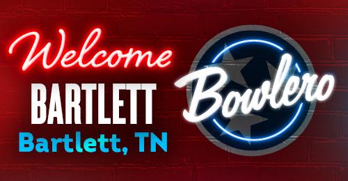 Welcome Bowlero Bartlett graphic